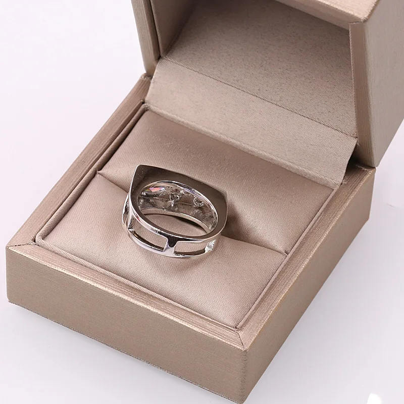 Вечный перстень с цирконом серебряного цвета обручальные Обручальные кольца для мужчин и женщин bijoux подарок вечерние женские Mujer Anel