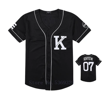

hip hop Men Baseball Jersey Fashion Trend Retro College Couple Baseball Striped Half Sleeve T Shirt Black White Cotton TShirts