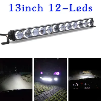 

13 inch LED Work Light Replacement Set Parts Car Truck Slim Single Row 120W