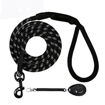 

2020 Reflective Heavy Duty Climbing Rope Leash Soft Padded Handle for Medium Large Dog Nylon Rope Training Leash Slip Lead Strap