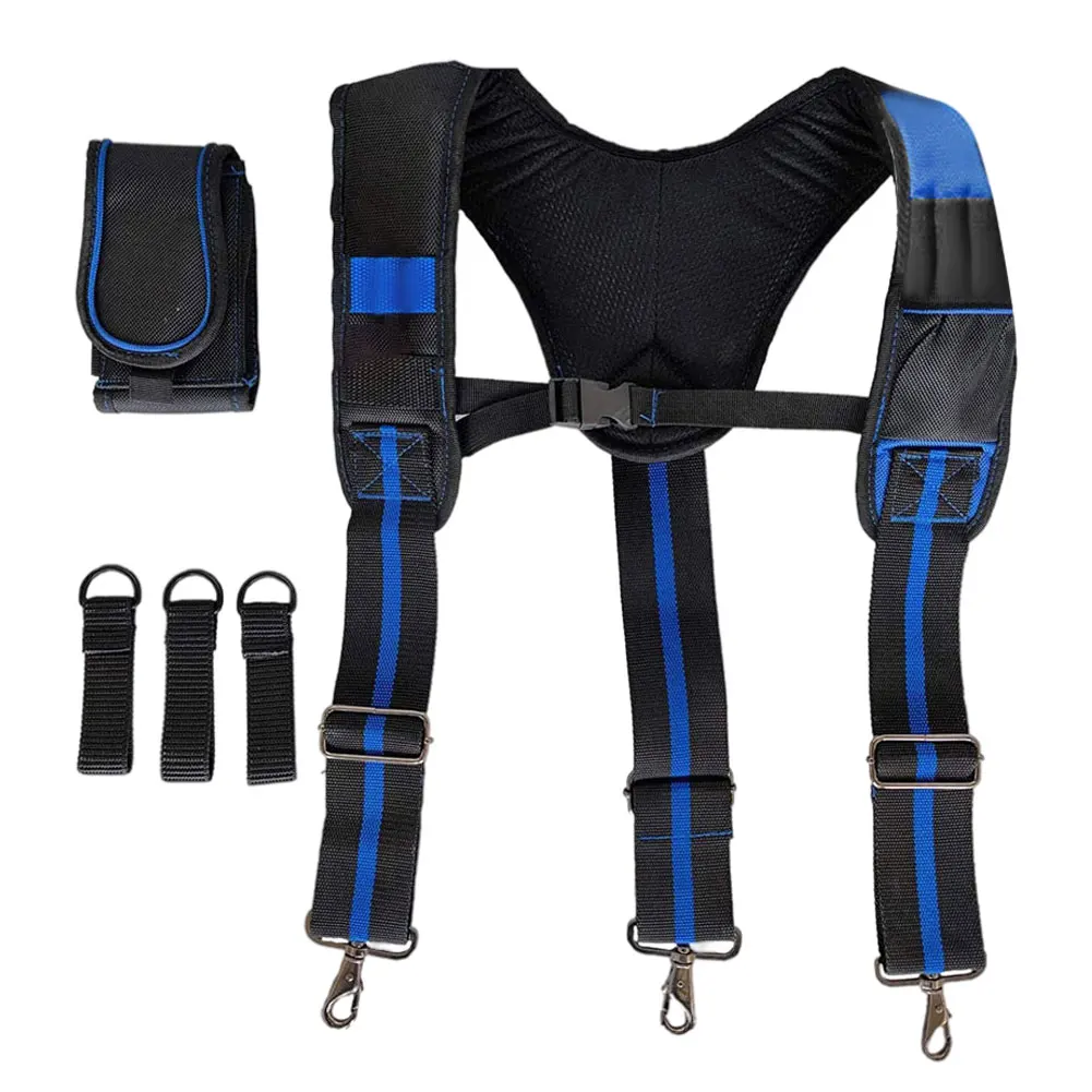 32 To 60 Inch Waist Tool Belt Multi Tool Belt,27-Pockets Heavy Duty Padded Tool Belts For Men,Magnetic Tool Pouch,Detachable Professional Carpenter Electrician Tool Belt - View #8