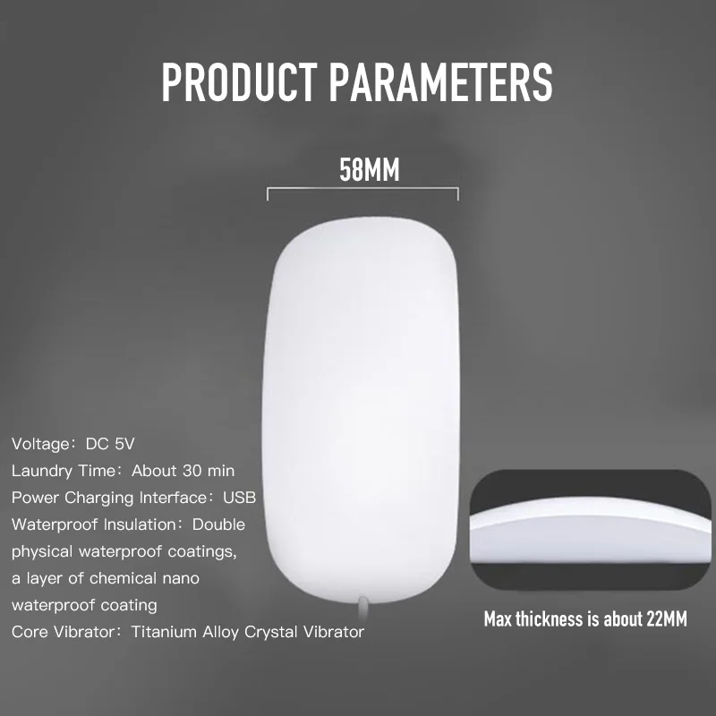 Портативный Ультразвуковой очиститель SOONICK с USB мини ультразвуковая