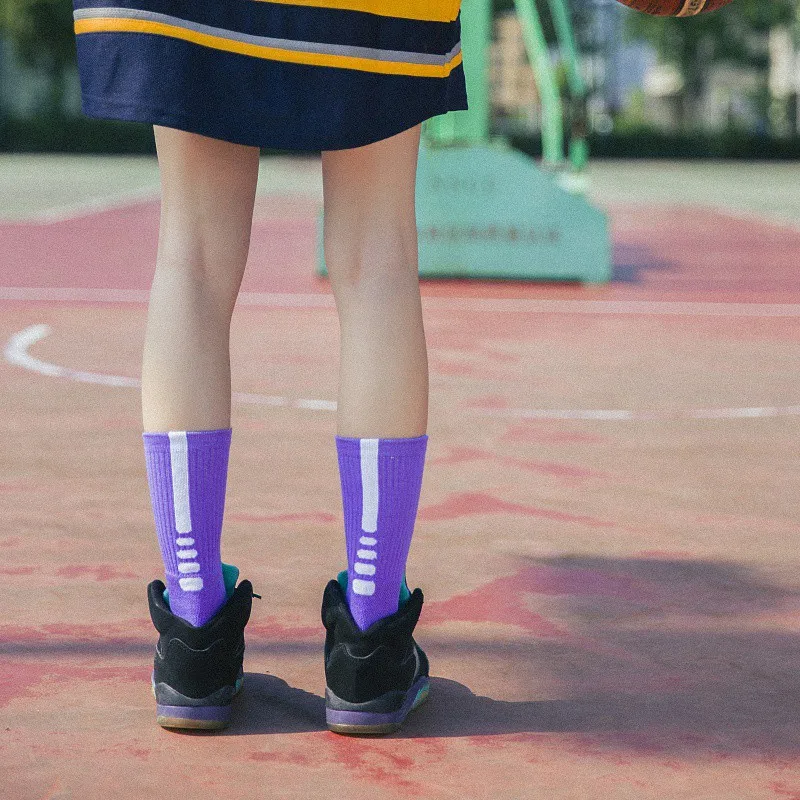 Профессиональные баскетбольные Носки, утолщенные махровые футбольные носки, уличные спортивные носки для велоспорта, впитывающие пот дышащие носки