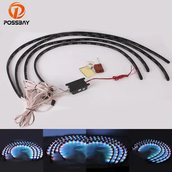 

POSSBAY LED Under Body Decorative Light Colorful Atmosphere Inside The Car Chassis Lamp Light Door Light