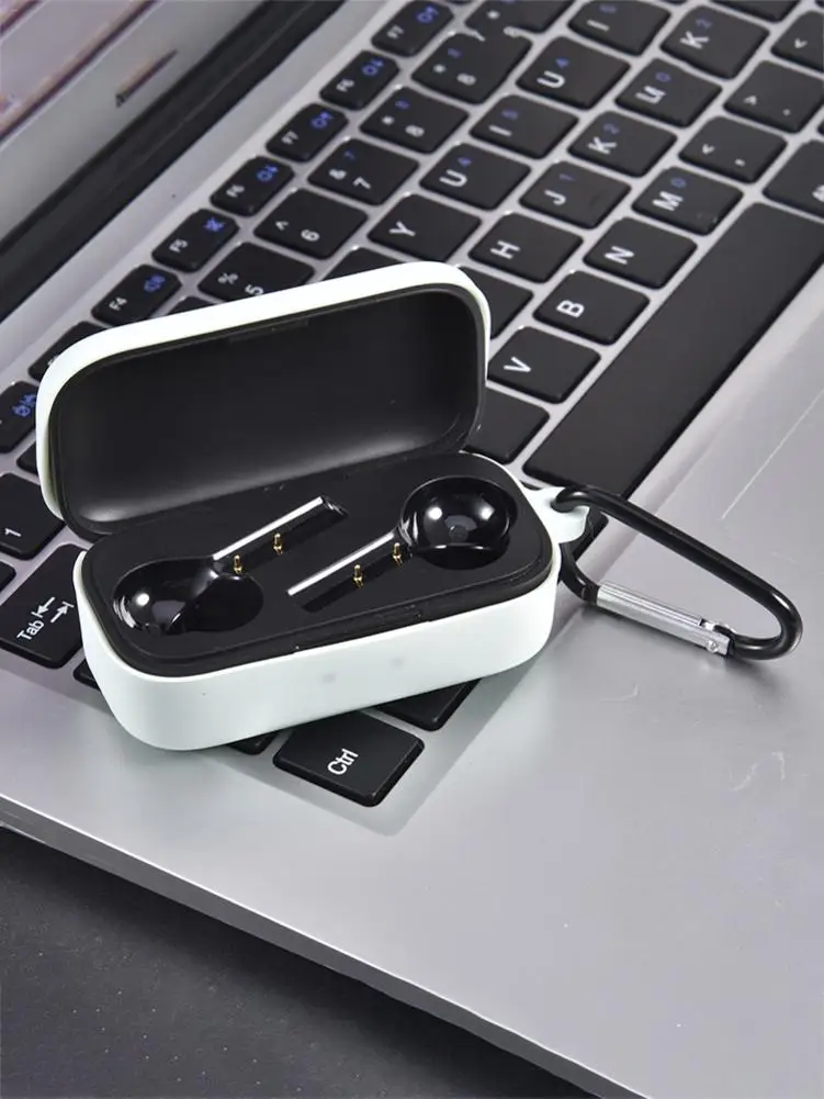 Мягкий силиконовый защитный чехол для беспроводных Bluetooth наушников портативная