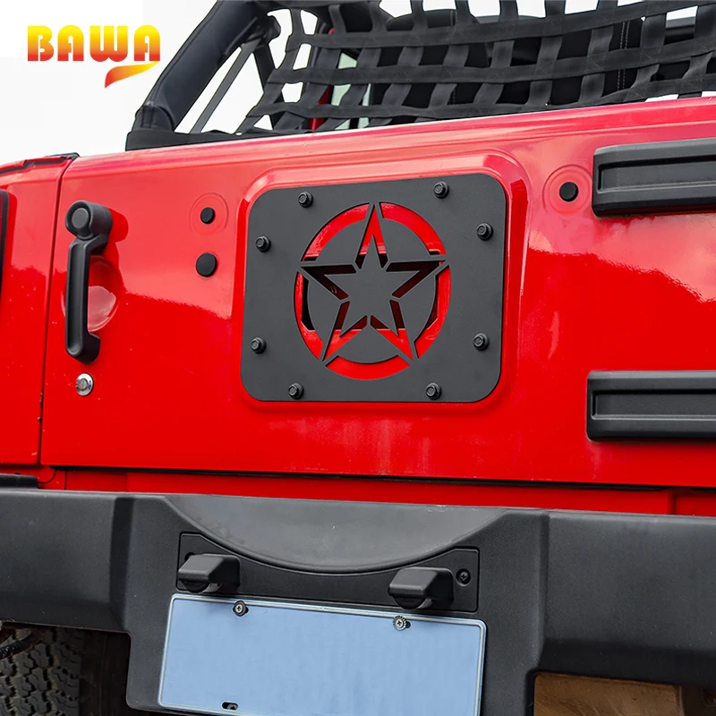 BAWA задняя дверь воздуха на выходе вентиляционные крышки наборы для Jeep Wrangler JK крышка багажника выхлопная крышка воздуха для Jeep Wrangler JK 2007