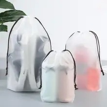 

50%HOT10Pcs Drawstring Bag Printing Dust-proof Wear-resistant Drawstring Shoes Storage Pouch for Travel