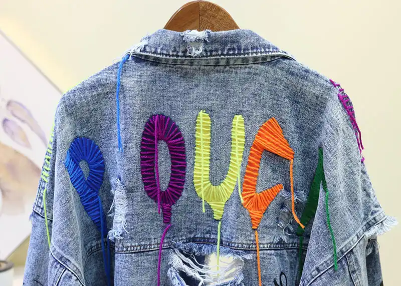 jaqueta jeans pichada