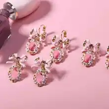 Осень зима ручной работы глянцевое покрытие граненый стеклянный камень женское свадебное ожерелье, серьги-гвоздики ювелирные изделия для вечерние