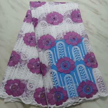 

Green African Milk Silk Lace Fabric Bridal Materials French Lace Fabric Latest Nigreian Voile Lace Fabric With Stones