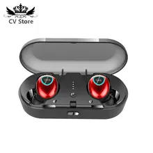 Super Bass Wireless Earbuds Earphone Waterproof Stereo Bluetooth Earphones Touch with Portable Charging Box PAU1603 Chip