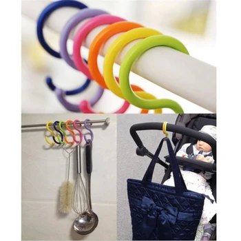 

Multipurpose S-hook High Quality Hook Up Colorful Clothing Plastic Hook Up Fashion Durable Save Space Convenient Portable Hook