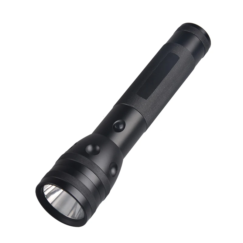 TMWT Полицейский Фонарик D размер батареи Портативный кобура 10 Вт XML T6 светодиодный для самообороны сверхмощный фонарик - Испускаемый цвет: only flashlight