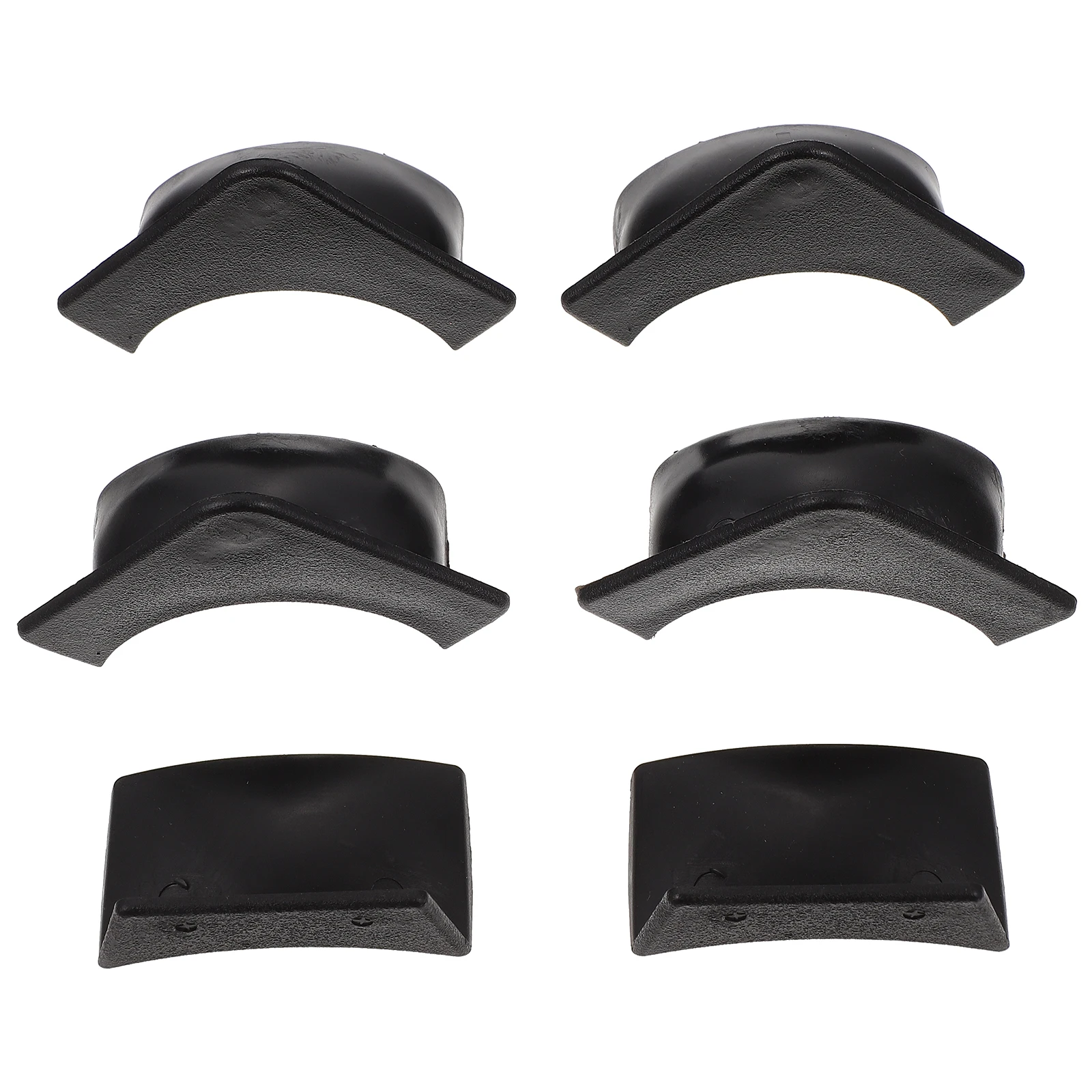 2 Sets Pool Table Corner Liners Billiards Table Pocket Liner Accessories Tools For Pool Tail Pocket (Black)