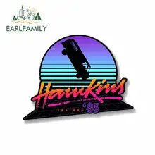 EARLFAMILY 13cm x 10.1cm for Stranger Things Sign Logo Funny Car Stickers Vinyl Graphics JDM RV VAN Fine Decal Car Accessories