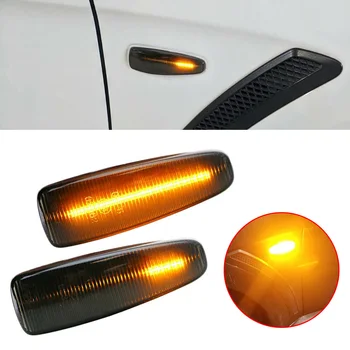 

2pcs Sequential Amber LED Front Side Marker Lights For Mitsubishi Lancer Evo X Mirag 12V High Quality Amber Side Marker Lights