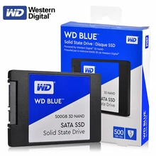 WD синий 3D NAND SSD 250 ГБ 500 1 ТБ 2 ТБ внутренний SATA3 2," твердотельный накопитель на жестком диске WESTERN DIGITAL для ноутбука не