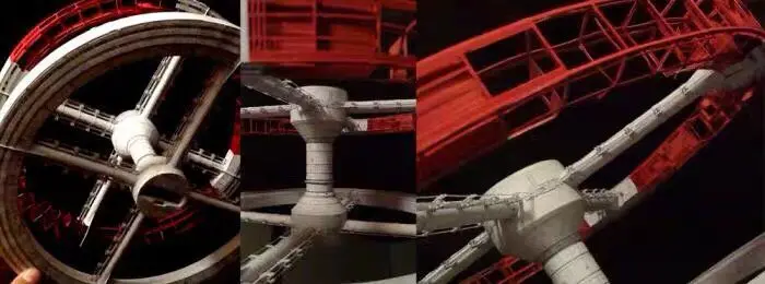 Модель космической станции V для сборки 3D бумажная карточка набор Обучающие