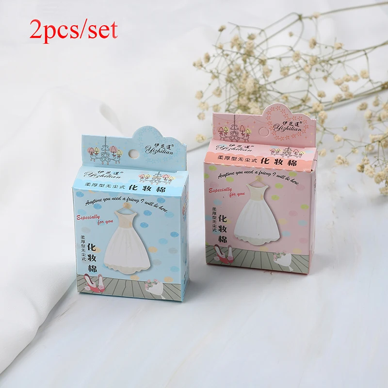 100Pcs/lot Cosmetic Cotton Pads Make Up Wipe Pads Nail Art Cleaning Pads Soft Daily Supplies Facial Cotton Makeup Remover Tool