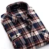 Men Plaid Shirt 2022 New Autumn Winter Flannel Casual Shirt Men Shirts Long Sleeve Chemise Homme Cotton Male Check Shirts ► Photo 2/4