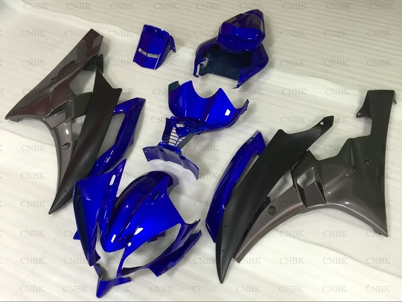 Кузов для YAMAHA YZFR6 06 кузов YZF600 R6 Обтекатели 2006 - 2007 синий черный | Автомобили и