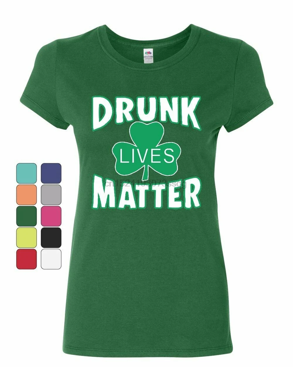 Женская футболка с надписью Drunk Lives Matter ирландский Трилистник забавная пародия |