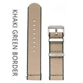 Khaki green border