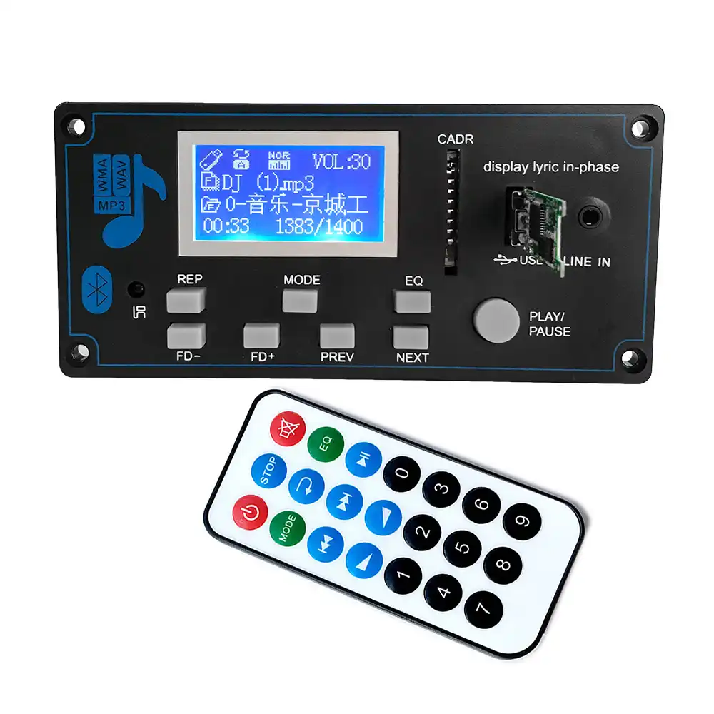 APE Bluetooth LCD MP3 MP4 MP5 Audio Video Module Support