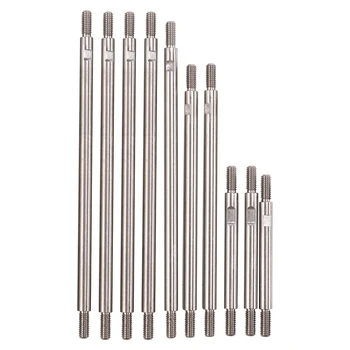 

FBIL-10Pcs Metal Steering & Suspension Linkage Kit Upgrade for 1/10 RC Crawler TRAXXAS Trx-4 TRX 4