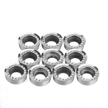 

10pcs RCGT10T3 MOAK H01 Carbide Insert Cutter CNC Cutting Tool Holder Lathe Set Insert Used for Aluminum Tool Set