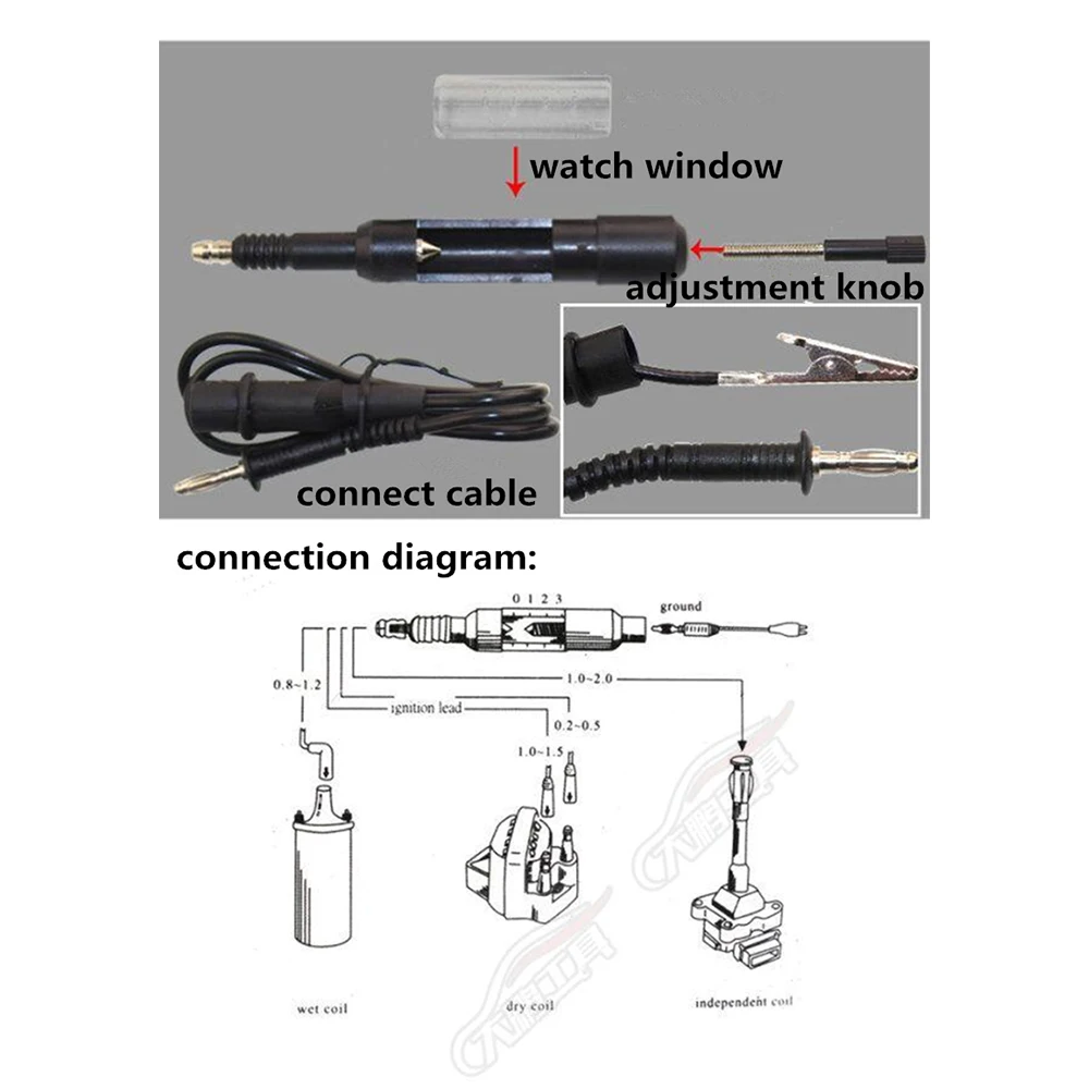 Wires Coils Diagnostic Tool Coil Ignition System Tester Repair Tool Adjustable Car Spark Range Test Spark Plugs Tester In Stock