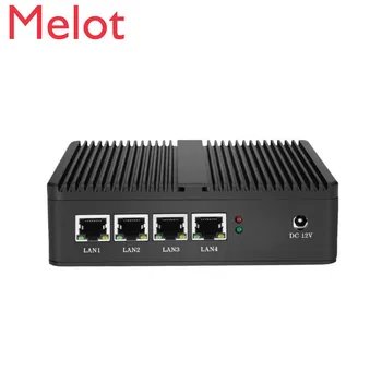 Billige XRY HLY Firewall Router Mini Pc Pfsense Ubuntu Celeron Quad Core J1900 Cpu 4 Gigabit Lan RJ45 Mini Computer System Einheit