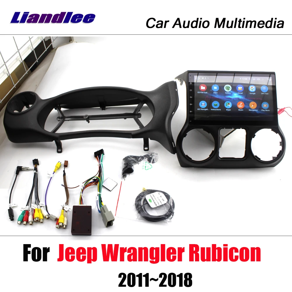 Sale Liandlee Car Android System For Jeep Wrangler Rubicon 2011~2018 Radio Video Mirror link GPS Navi Navigation HD Stereo Multimedia 2