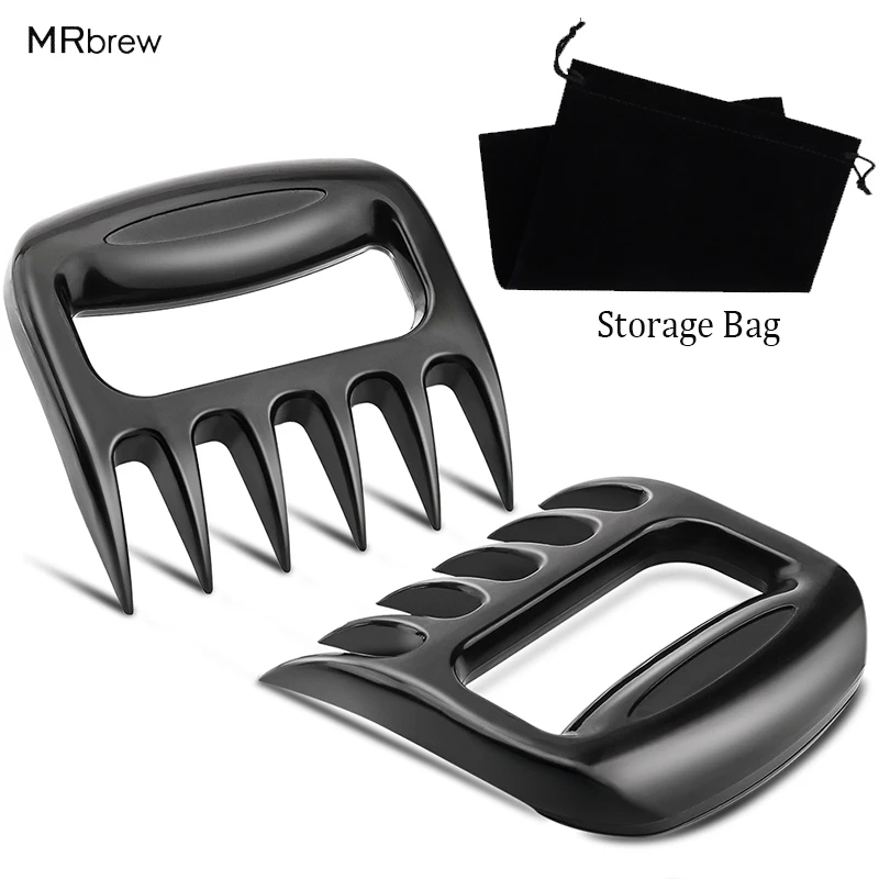 2Pcs Bear Claws Barbecue Fork Manual Pull Meat Shred Pork Clamp Roasting Kitchen BBQ Tools Shredde Tool | Дом и сад