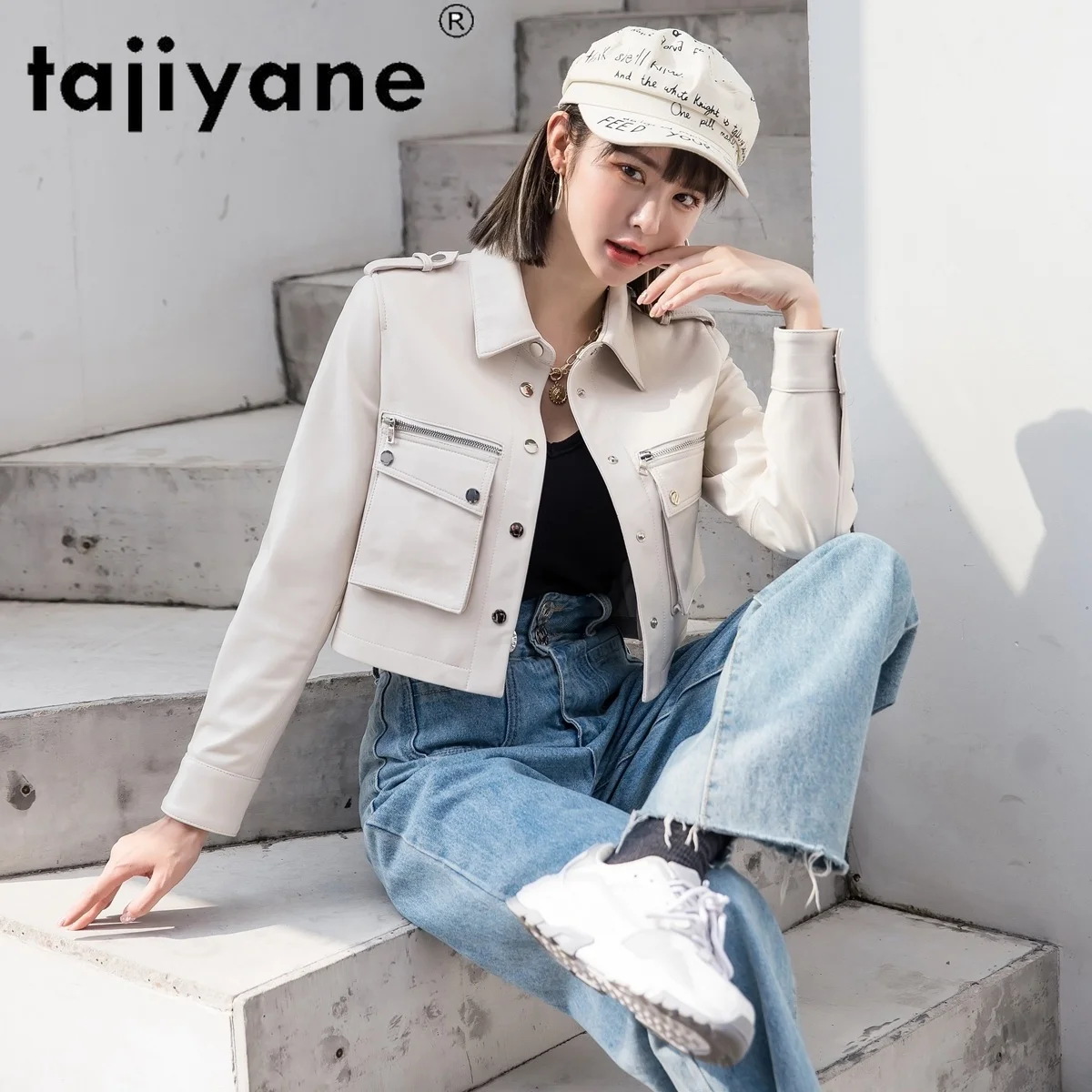 購入商品限定 女性のための本革の服 韓国スタイルの秋の服 21 ショッピング超安い Www Guildtheatre Co Za