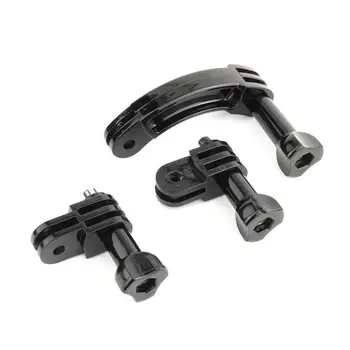 

For GoPro Hero 7 6 5 4 Session 3+ 3 2 1 Camera Helmet Curved Extension Arm with Rotary Connection Screw Mount Holder