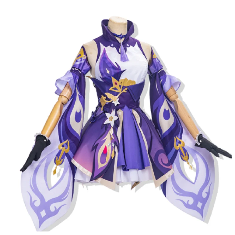 2020 The Genshin Impact keqing cos clothing Yu Jie initial Liyue Seven Stars game set cosplay R | Тематическая одежда и
