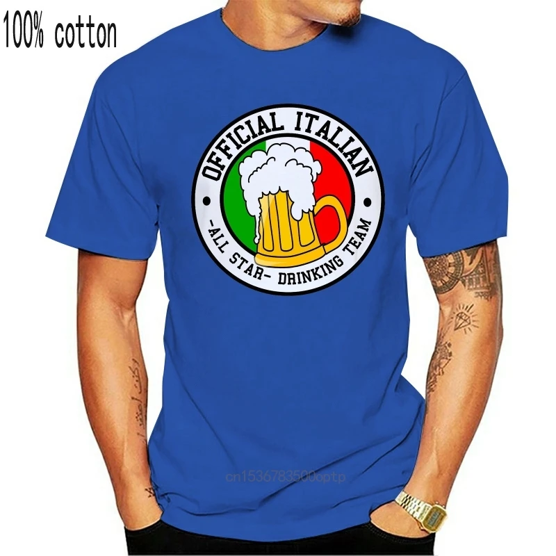 Мужские забавные крутые Новые итальянские пивные команды с флагом Италии
