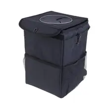 Креативная складная коробка для хранения для автомобилей, водонепроницаемая задняя коробка для хранения, автомобильная мусорная корзина