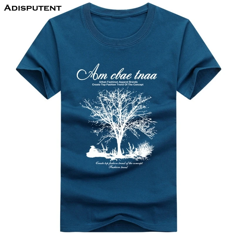 

Adisputent 2019 Summer Men's Crew Neck Print T-Shirt Short Sleeve Basic Tee Casual Sweatshirt Homme Fitness Workout Basic Tops