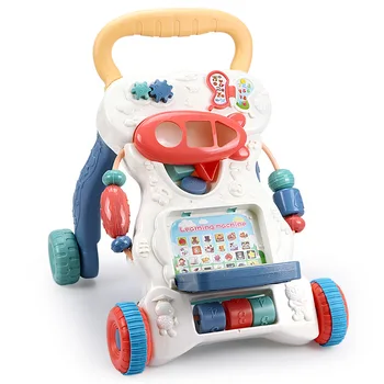

Baby Rattles Mobile Toddler Stroller Toy 4 in 1 Musical Walker Children Development Math Early Educational Car Learning Machine