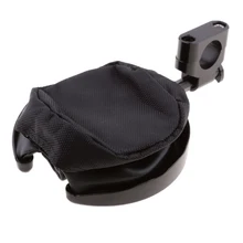 7/" черный держатель чашки на руль металлический напиток с сетчатой корзиной для Harley Dyna