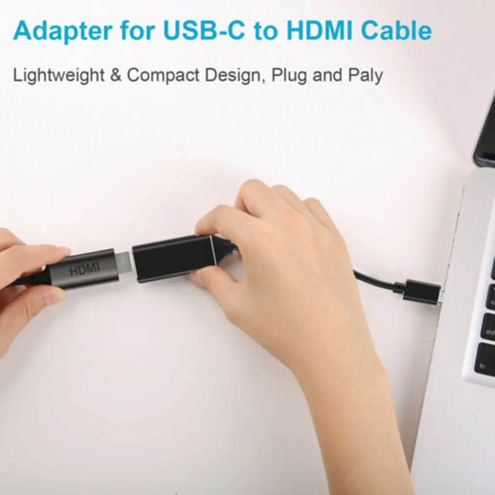 USB-C к HDMI адаптер для монитора проектора HDTV Тип C к HDMI конвертер для MacBook Pro Для iMac для samsung