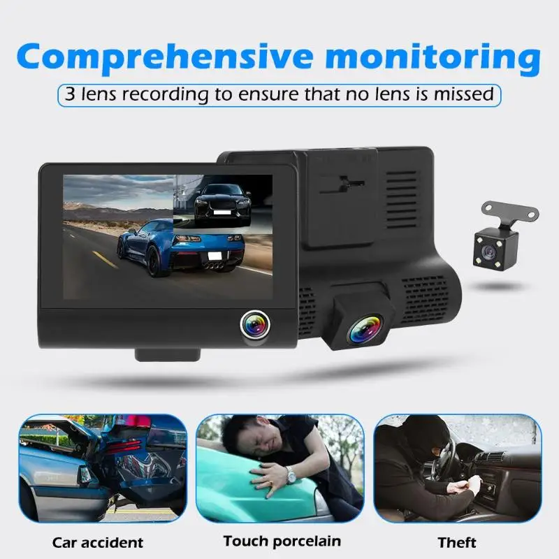 1080P Автомобильное зеркало заднего вида Dashcam отличное мастерство и долговечность HD ночное видение с камерой заднего вида Автомобильная электроника