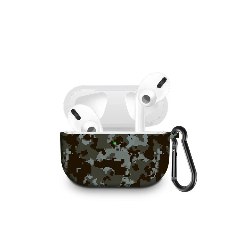 Силиконовый чехол с принтом для AirPods Pro защитный чехол Funda для AirPods Air Pods чехол Bluetooth аксессуары для наушников Coque