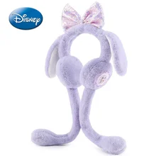 New Disney Princess Cartoon Woman Earmuffs Winter Plus Velvet Warm Head-on Earmuffs Children's Plush Headband Winter Accessories