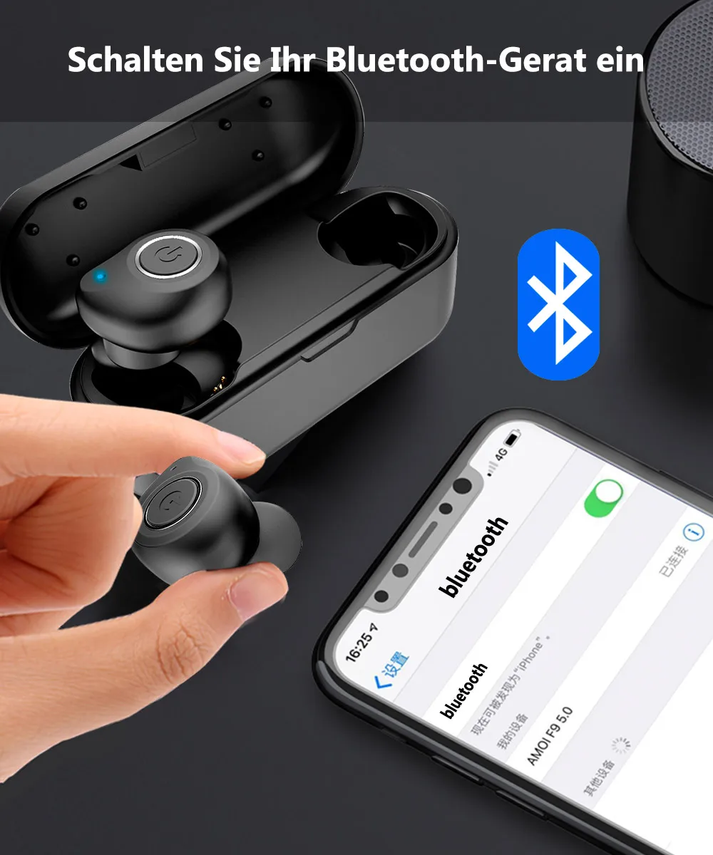 V11 настоящие беспроводные наушники TWS 5,0 Bluetooth наушники стерео гарнитура IPX5 водонепроницаемые спортивные наушники с микрофоном VS i10 TWS