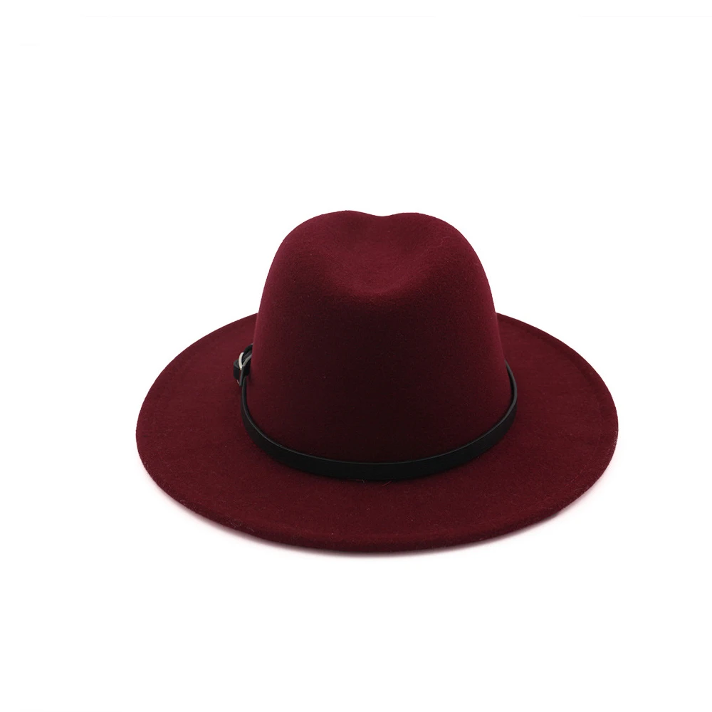 Новая мода для женщин и мужчин Fedora шерстяная шапка поп шляпа широкая шляпа Панама джазовая, шляпа