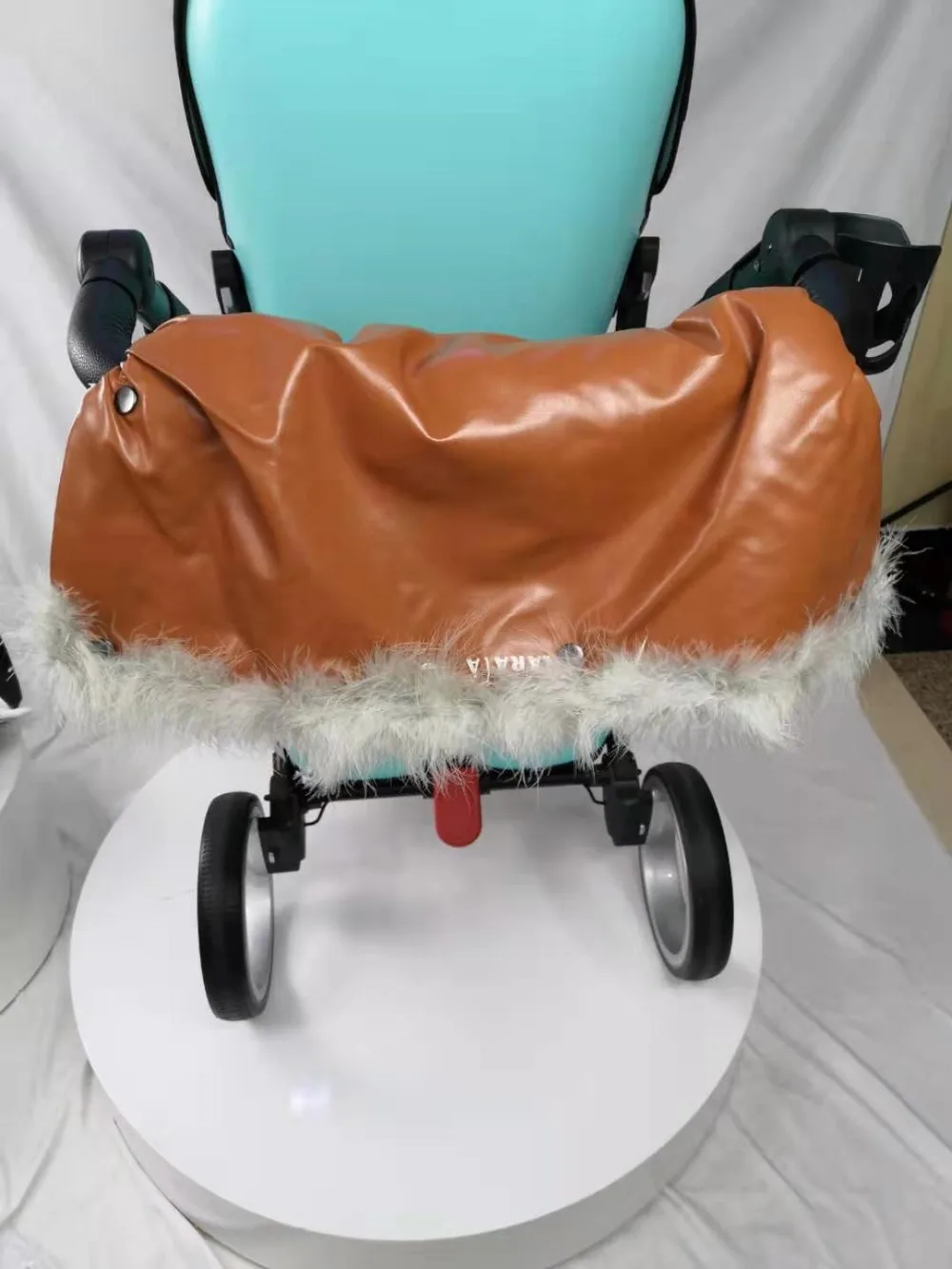 Stokke коляска кожа Мех Муфта ручной маффюпер теплые перчатки рукавицы водонепроницаемые ветрозащитные для русской мамы
