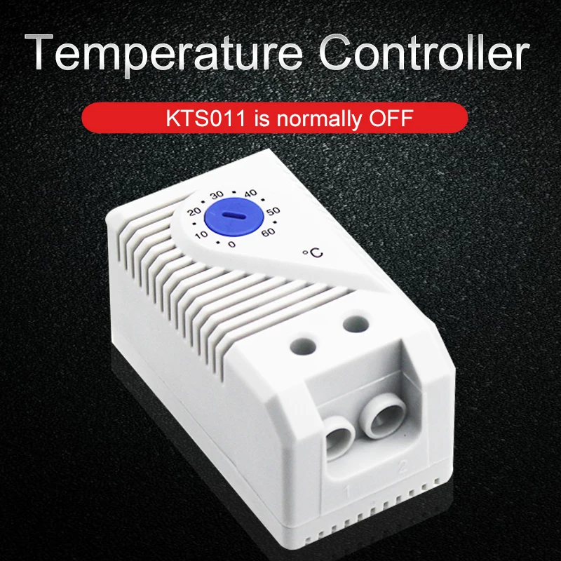 Normally Close NC normally open NO adjustable 0 to 60 degree Thermostat Temperature Controller KTO011 KTS001 Thermostat